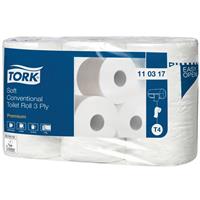 261376 Tork 110317 Toalettpapir TORK Premium 3L T4 35m (42) Ekstra mykt toalettpapir med h&#248;y hvithet